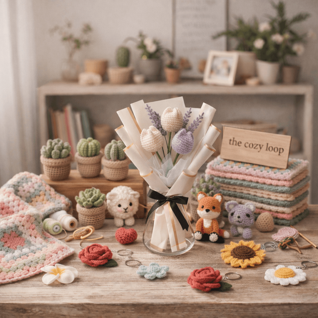 Handcrafted crochet Flower